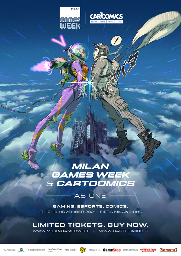 Milan Games Week & Cartoomics "as one"